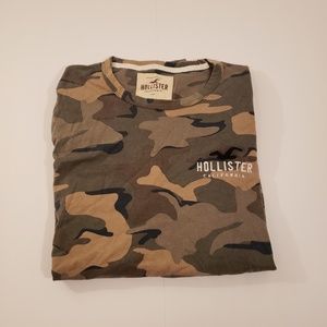 Hollister California Long Sleeve Camouflage Large